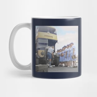 Israel, Tel Aviv. Bus Driver Course. 1940 Mug